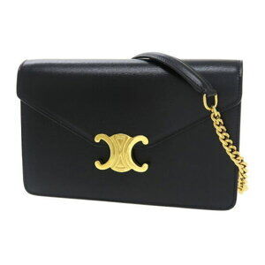 Celine Chain Wallet Bag Margot Shiny Calfskin